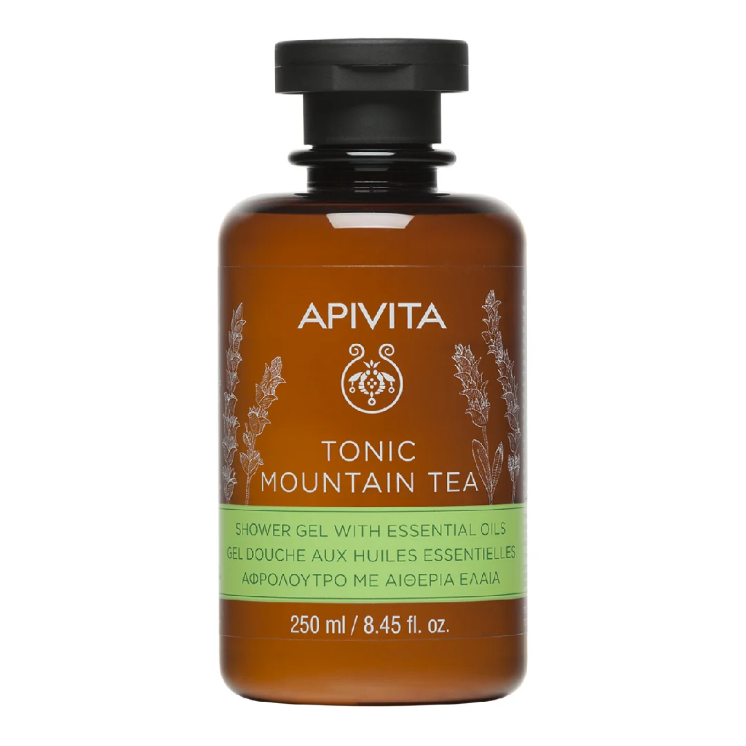 Gel dus cu ceai de munte, 250 ml, Apivita