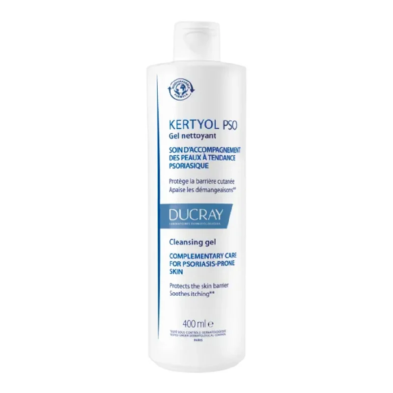 Gel de curatare pentru pielea predispusa la psoriazis Kertyol PSO, 400 ml, Ducray