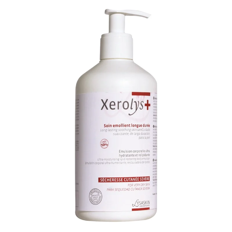 Emulsie pentru piele uscata Xerolys+, 200ml, Lab Lysaskin
