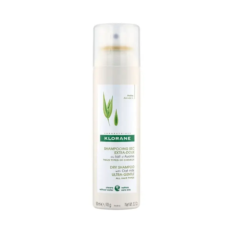 Sampon uscat cu lapte de ovaz, 150 ml, Klorane
