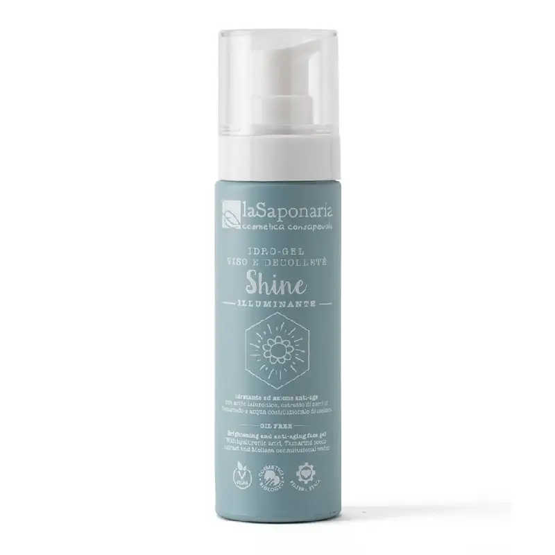Gel ultra lejer iluminator si hidratant pt fata si decolteu, 50ml, La Saponaria