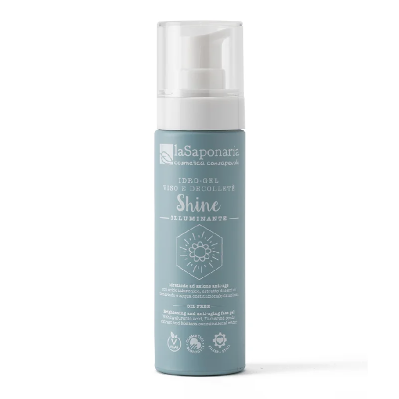 Gel ultra lejer iluminator si hidratant pt fata si decolteu, 50ml, La Saponaria