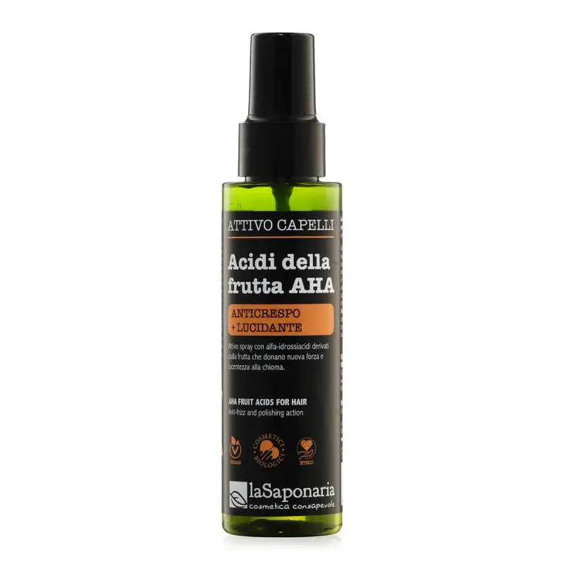 Spray pentru par cu acizi din fructe AHA, 100ml, La Saponaria