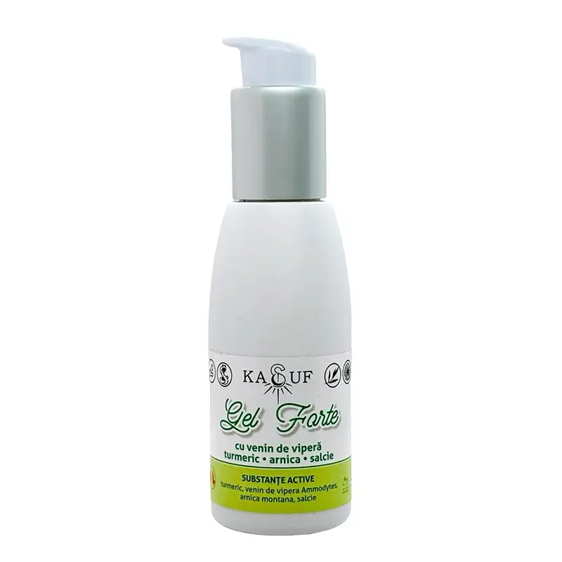 Gel Forte cu venin de vipera, 100 ml, Kasuf