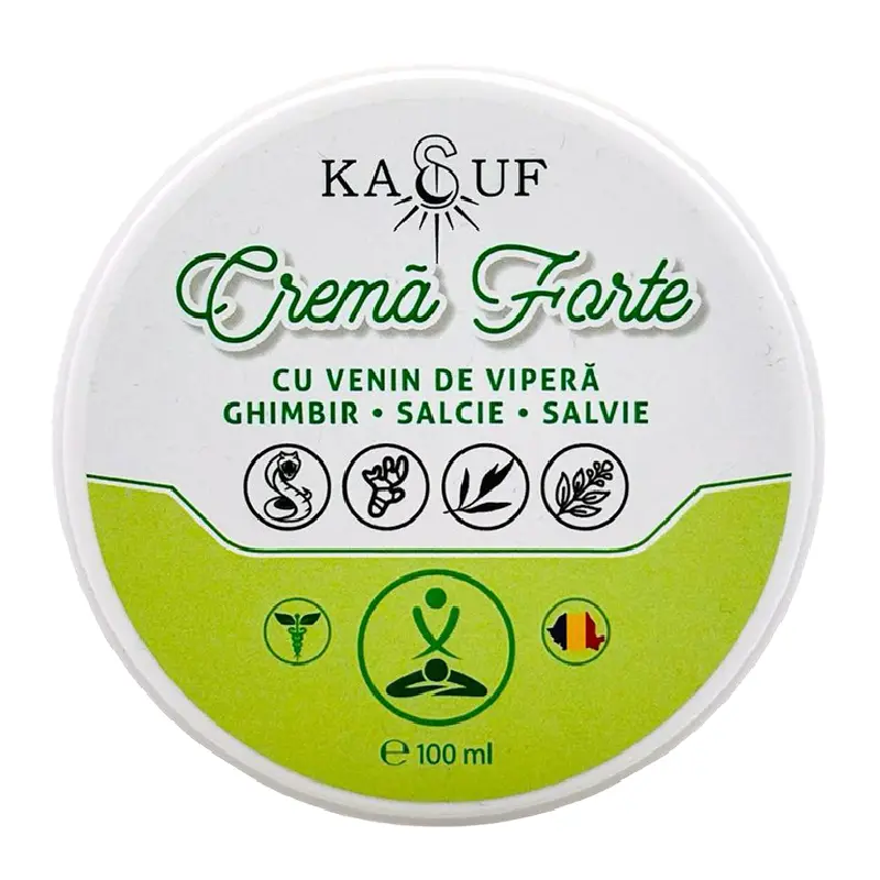 Crema Forte cu venin de vipera, 100 ml, Kasuf