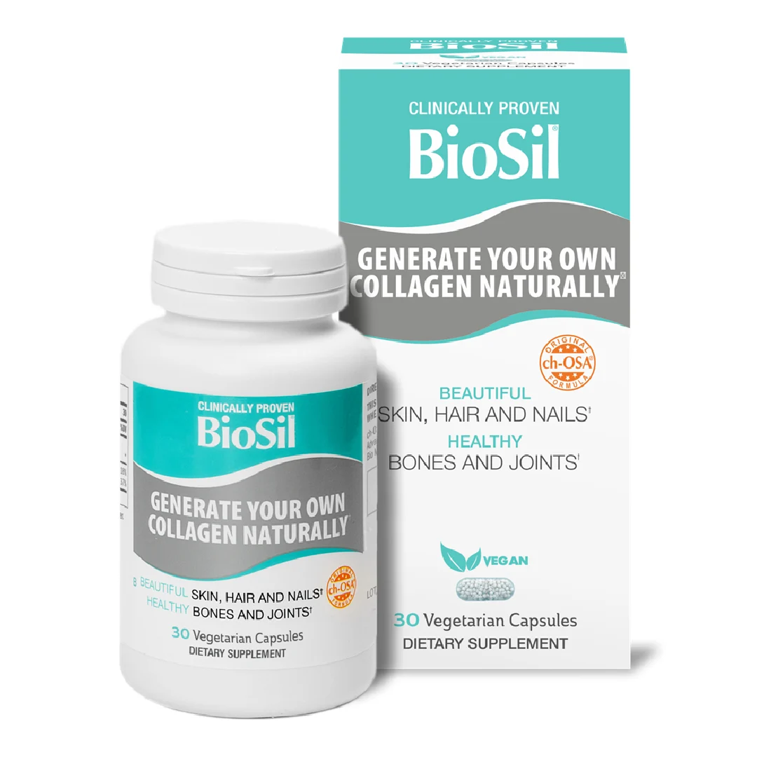 Colagen natural, 30 capsule vegane, Biosil