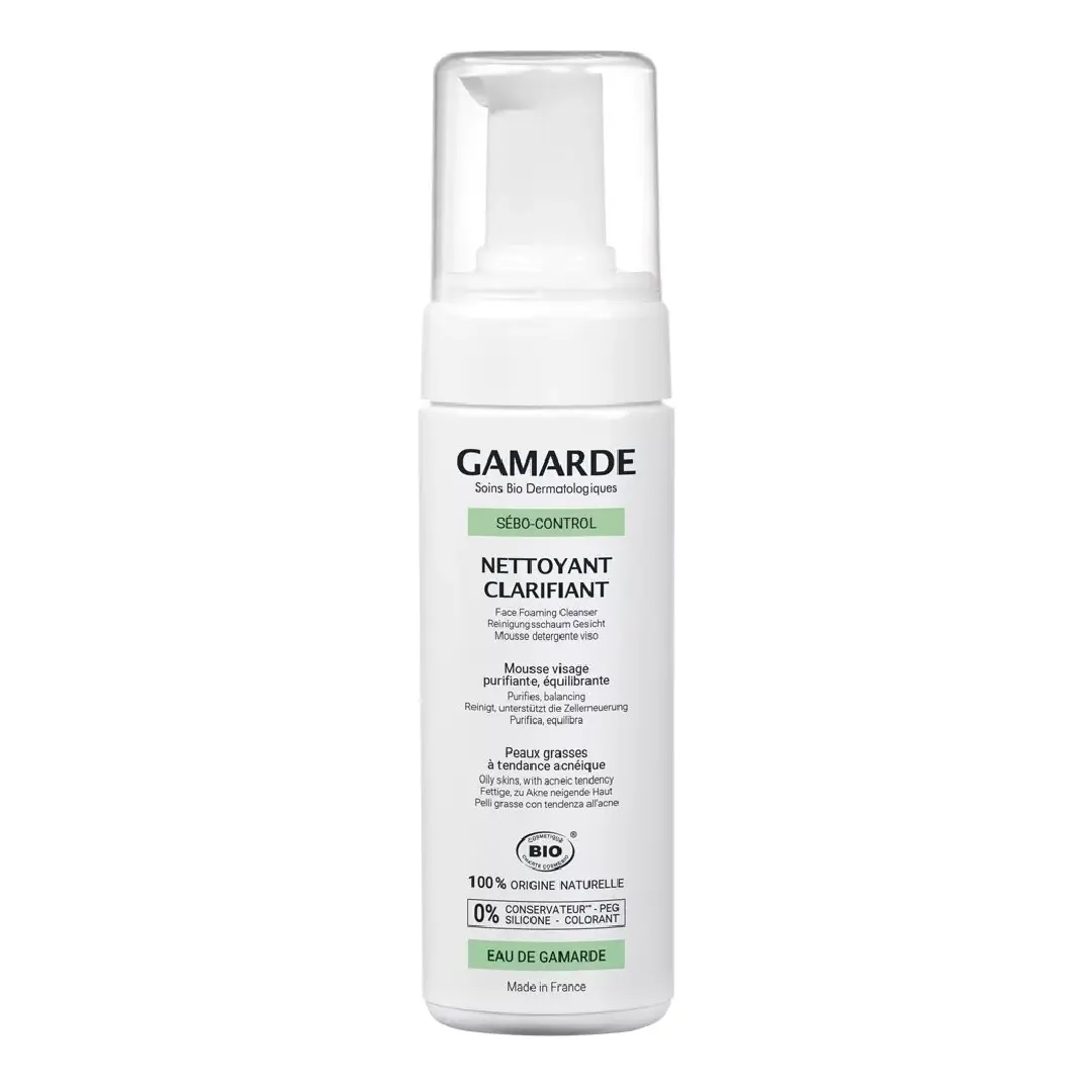 Spuma de curatare pentru ten tanar cu tendinta acneica, 160ml, Gamarde