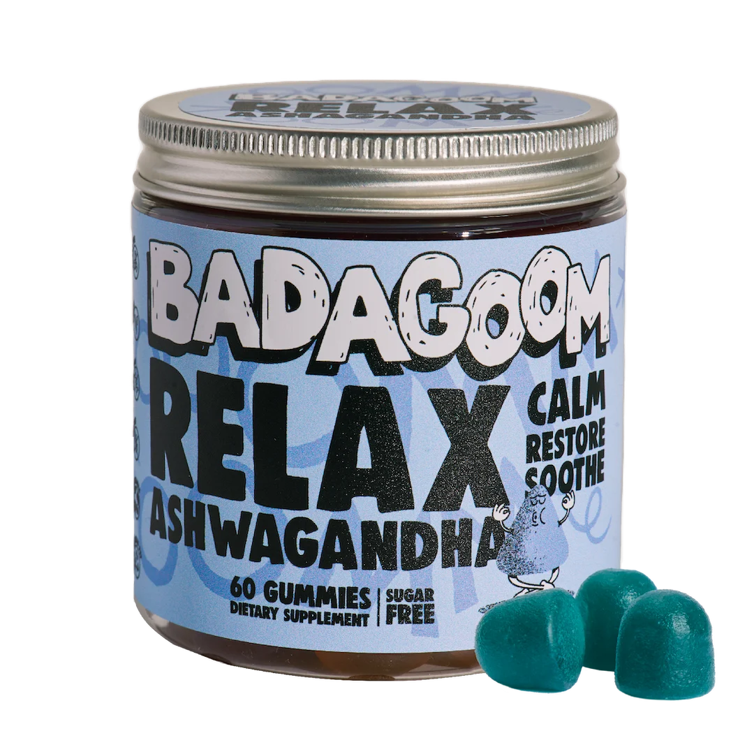 Relax Ashwagandha, 60 drajeuri gumate, Badagoom