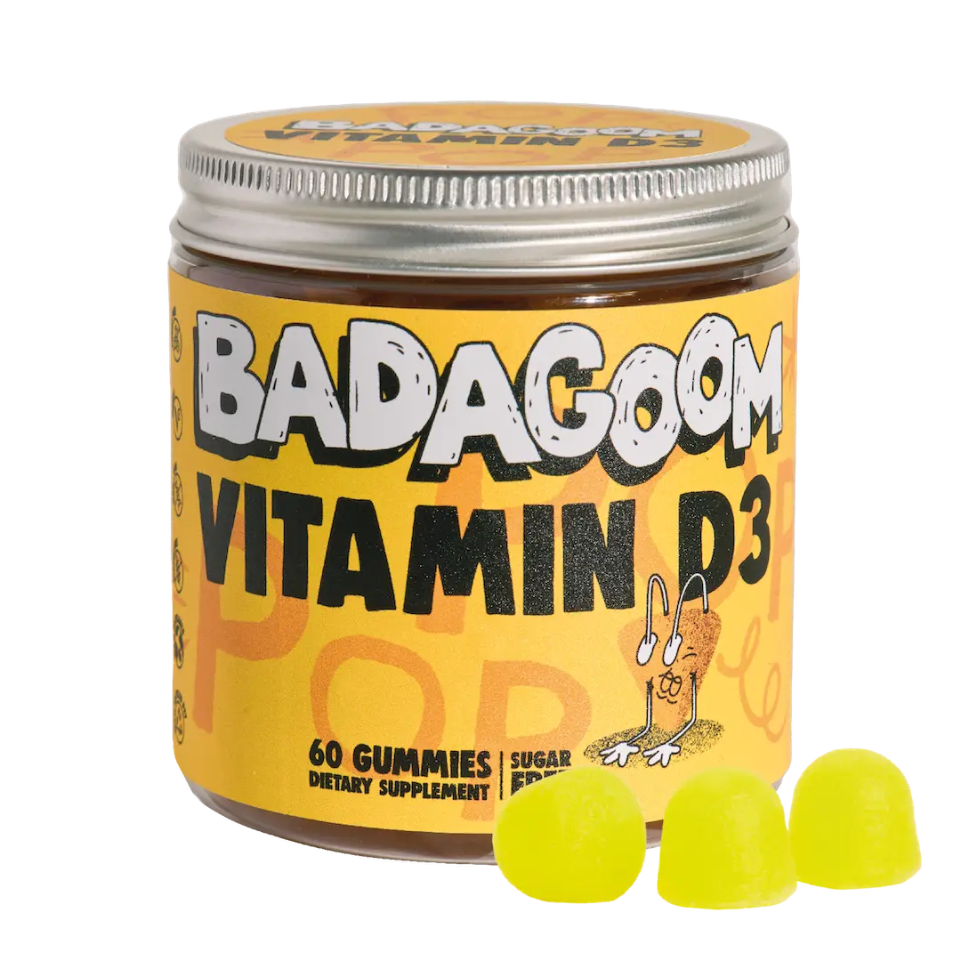 Vitamin D3, 60 jeleuri gumate, Badagoom