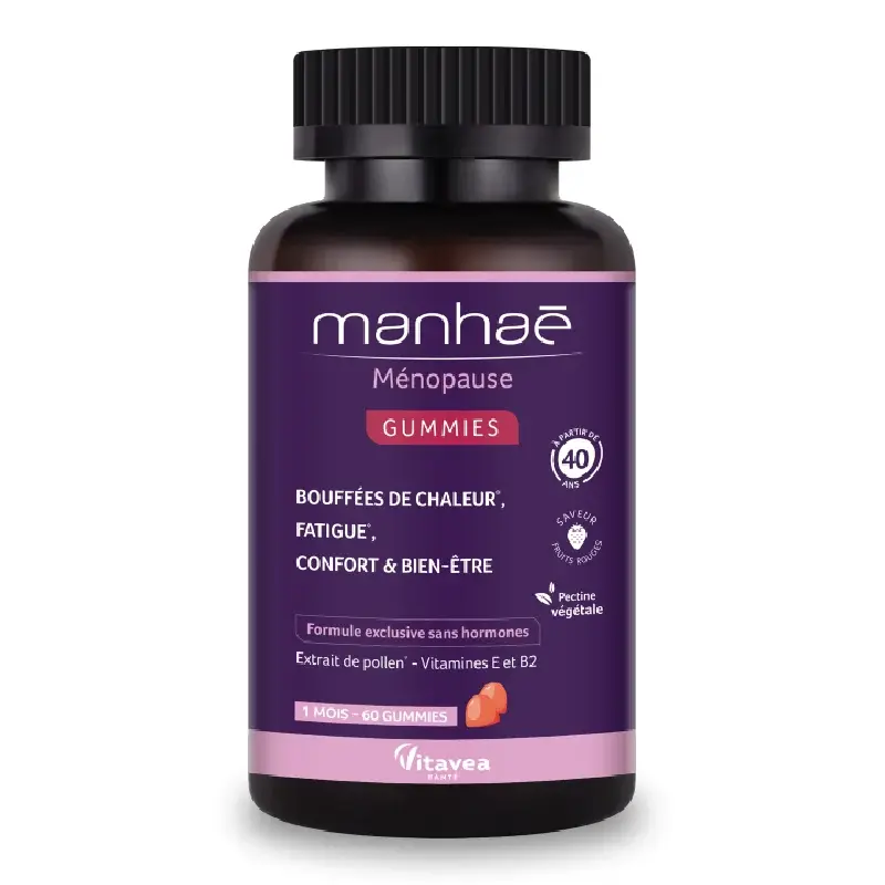 Menopause Gummies, 60 jeleuri gumate, Manhae