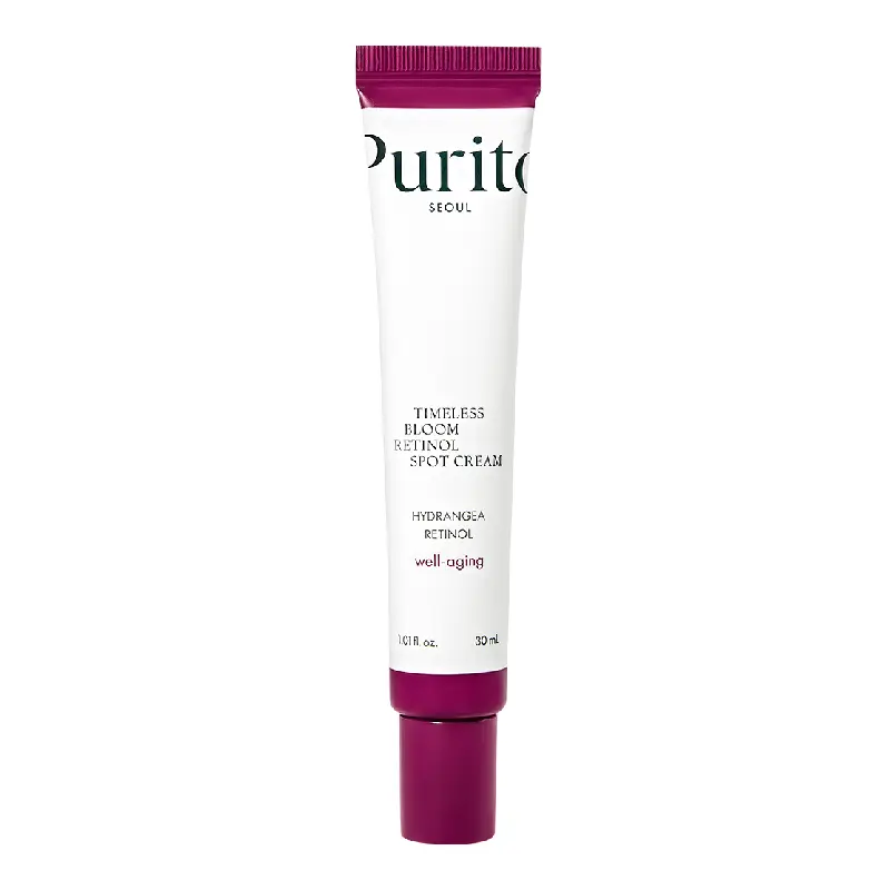 Crema de fata anti-rid Timeless Bloom Retinol Spot, 30 ml, Purito