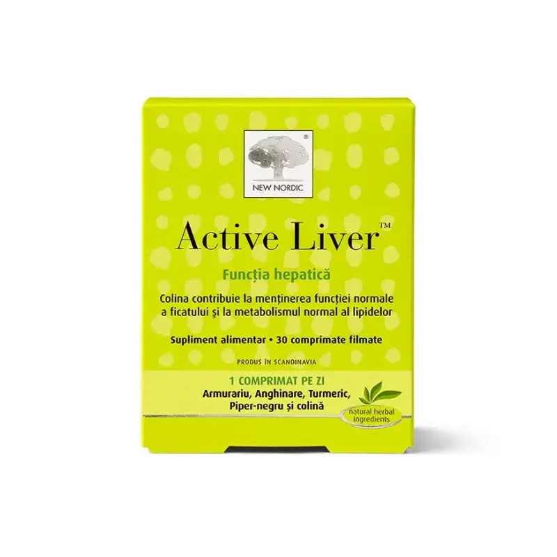 Active Liver, 30 comprimate, New Nordic