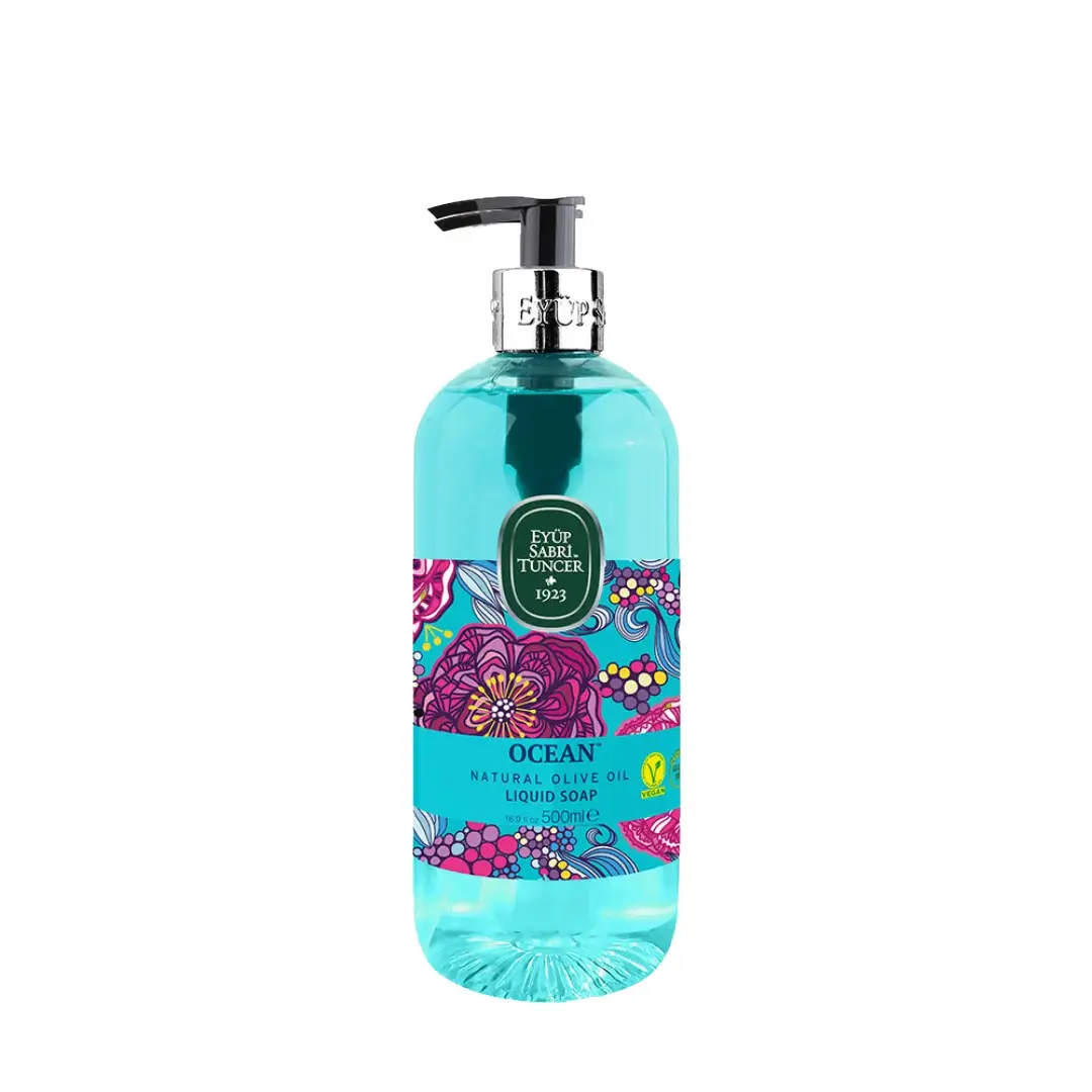 Sapun lichid cu ulei natural de masline Ocean 500 ml, Eyup