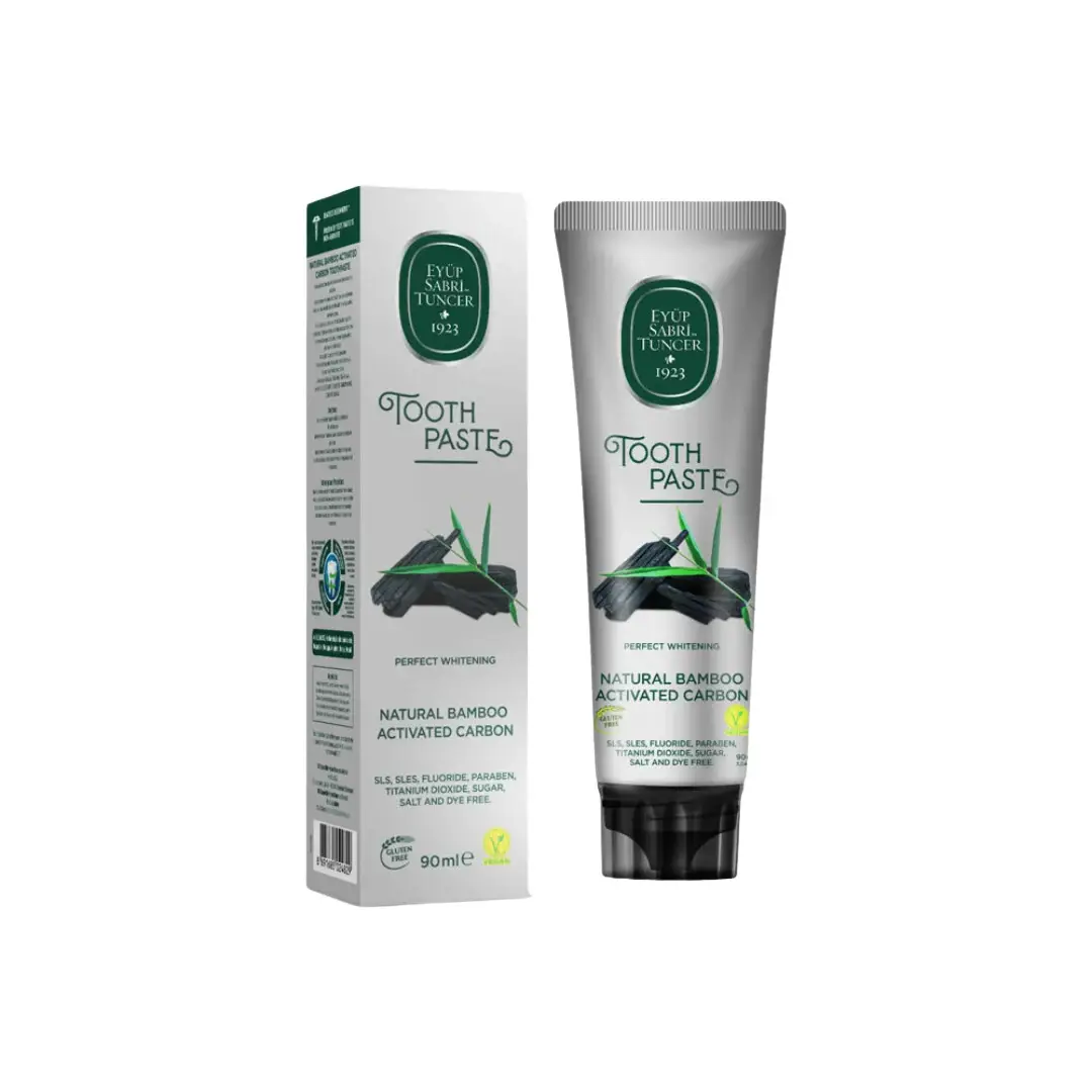 Pasta de dinti cu carbune activ din bambus natural, 90ml, Eyup Sabri Tuncer
