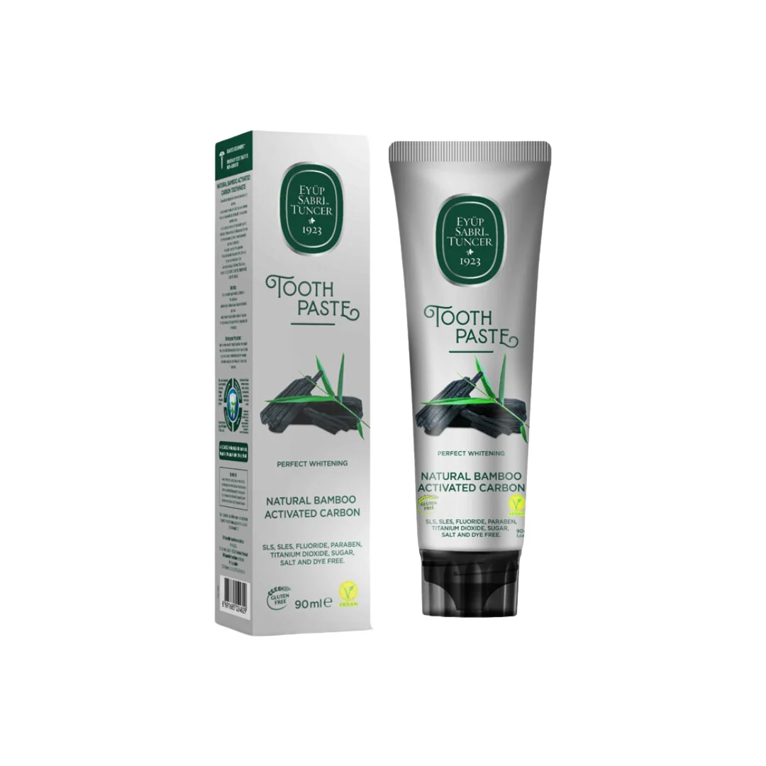 Pasta de dinti cu carbune activ din bambus natural, 90ml, Eyup Sabri Tuncer