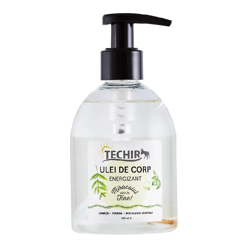 Ulei de corp energizant, 250 ml, Techir