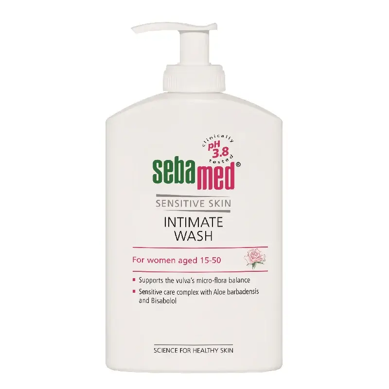 Gel pentru igiena intima cu ph 3.8 Sensitive Skin, 400 ml, Sebamed