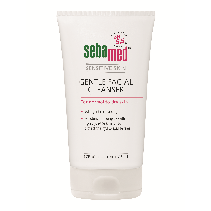 Gel dermatologic de curatare pentru fata, ten uscat si normal, 150 ml, Sebamed