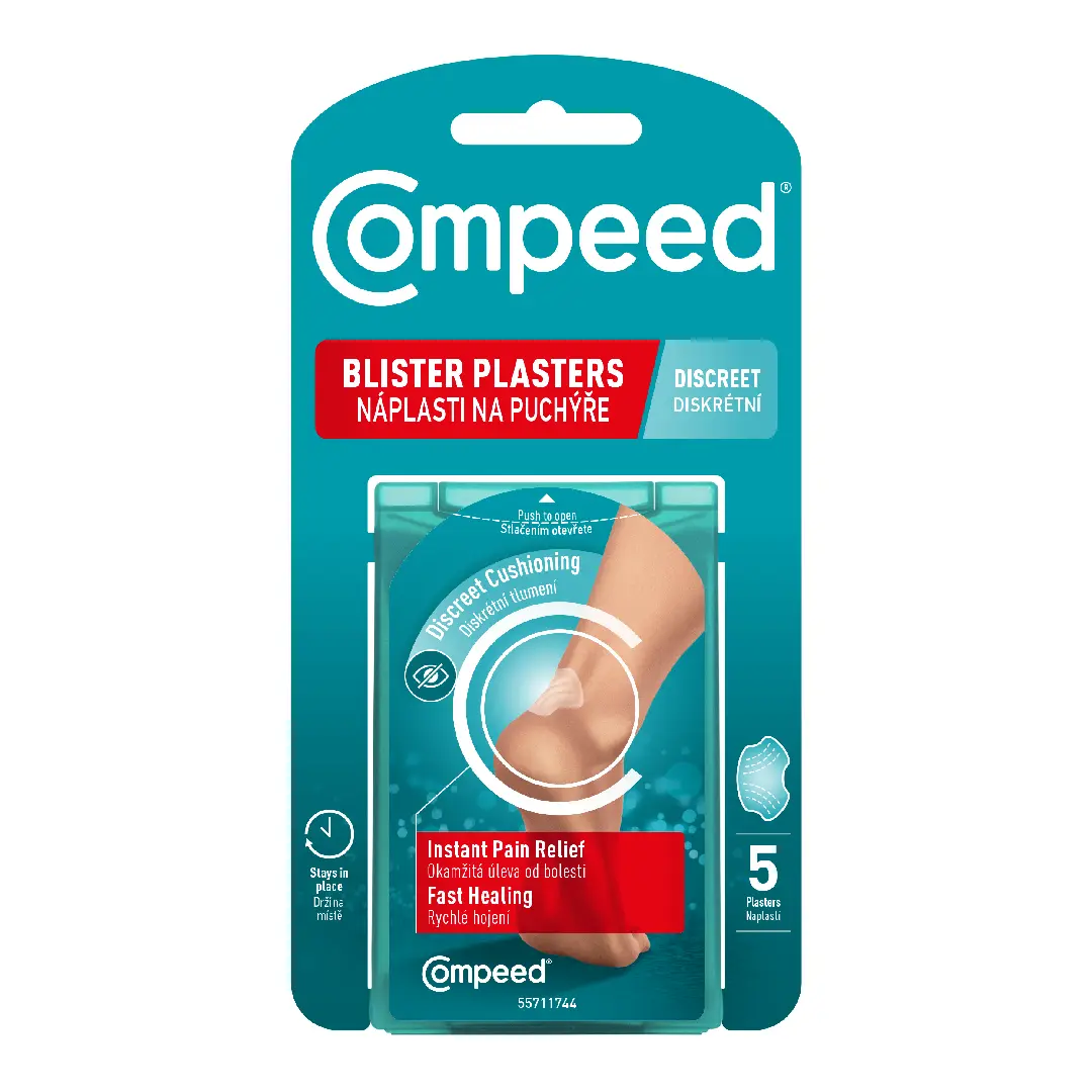 Plasturi pentru basicile cauzate de pantofii cu toc, 5 bucati, Compeed