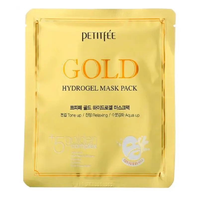 Masca de fata din hidrogel cu aur, 32 g, Petitfee