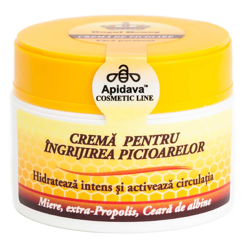 Crema pentru ingrijirea picioarelor, 50ml, Apidava