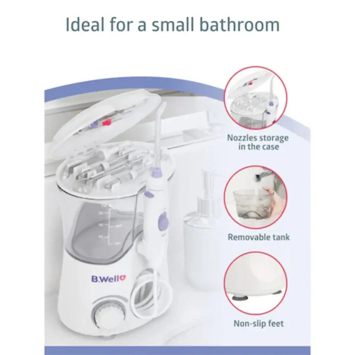 Irigator oral statie cu 7 capete, all family use PRO-922, 1 bucata, B.Well