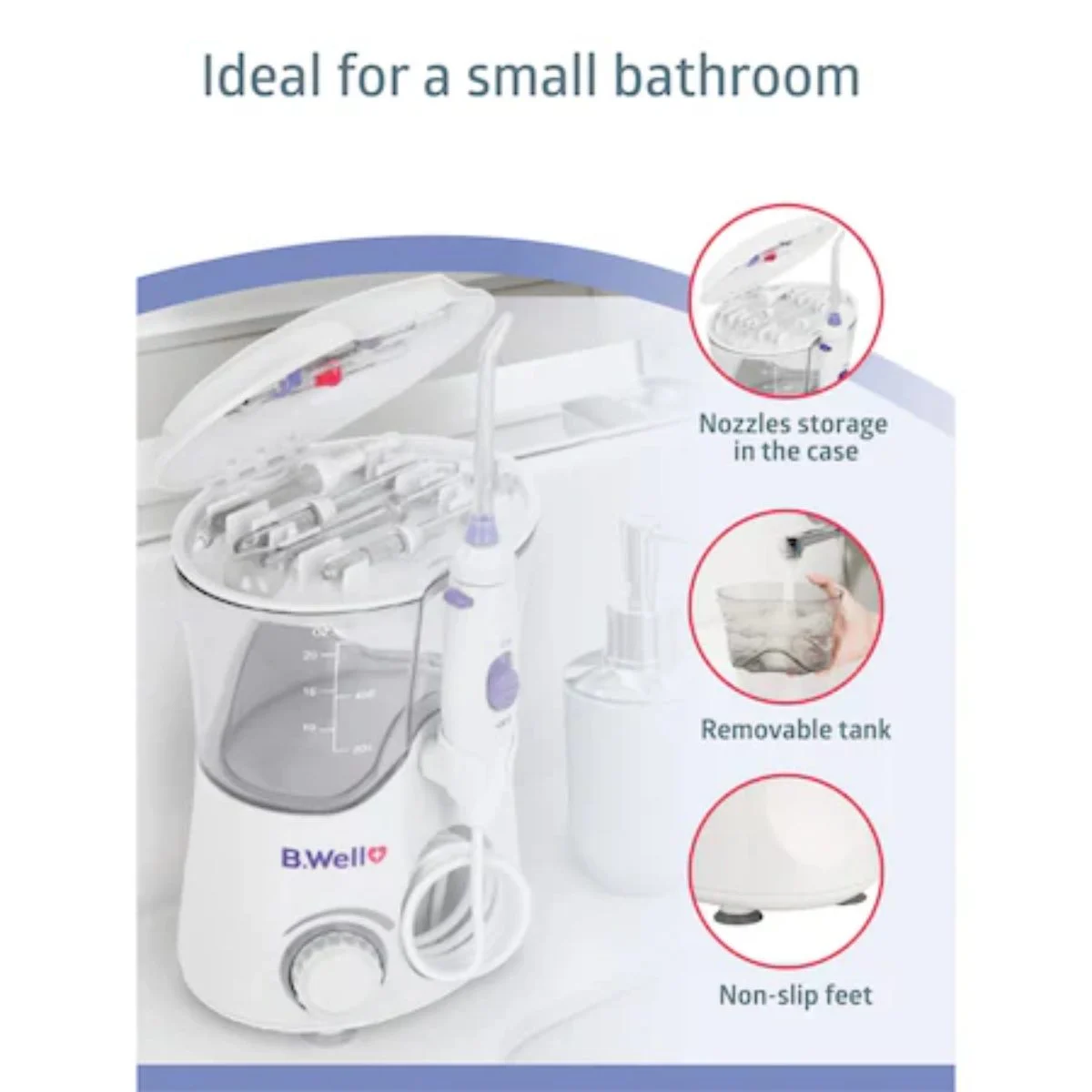 Irigator oral statie cu 7 capete, all family use PRO-922, 1 bucata, B.Well