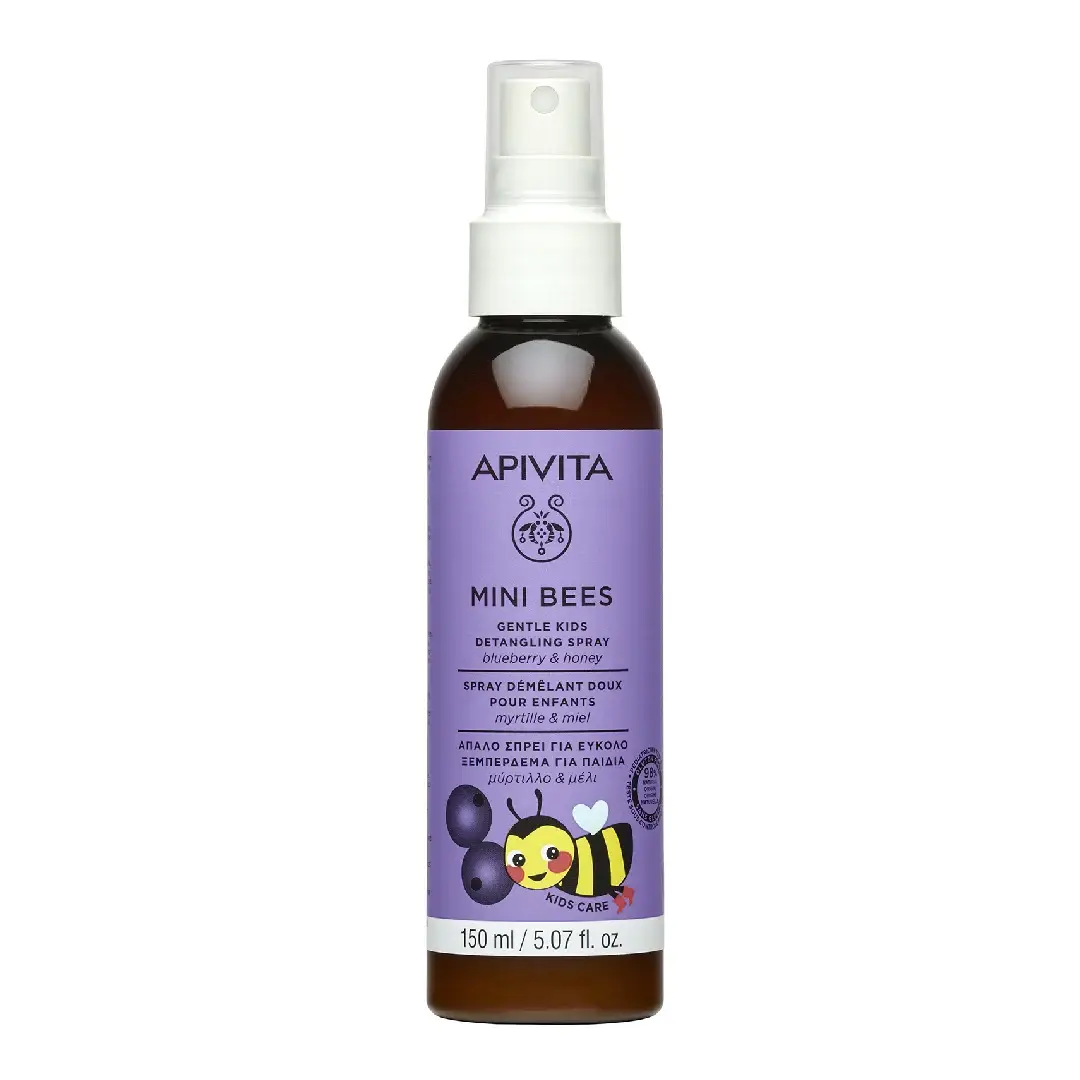 Spray pentru descurcarea parului Mini Bees Gentle Kids, 150 ml, Apivita