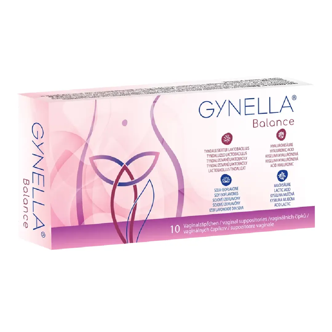 Supozitoare vaginale Gynella Balance, 10 bucati, Heaton