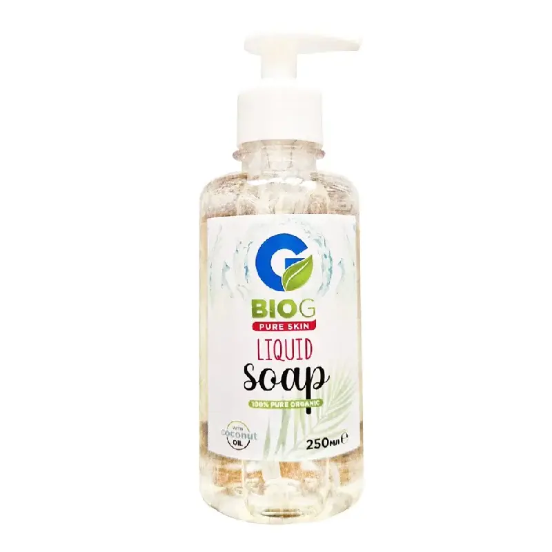 Sapun lichid organic pentru fata Pure Skin, 250 ml, BIO G