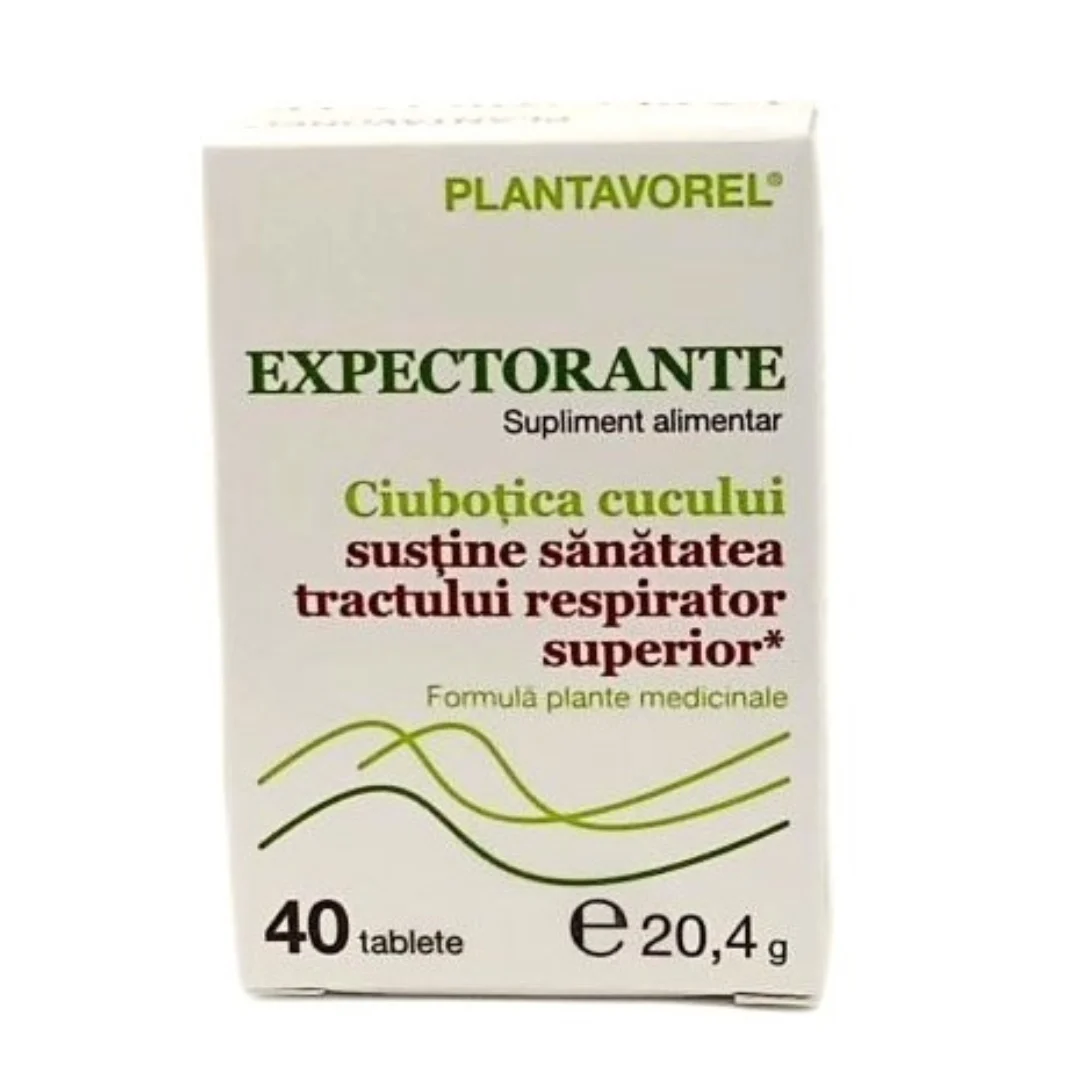 Expectorante, 40 tablete, Plantavorel