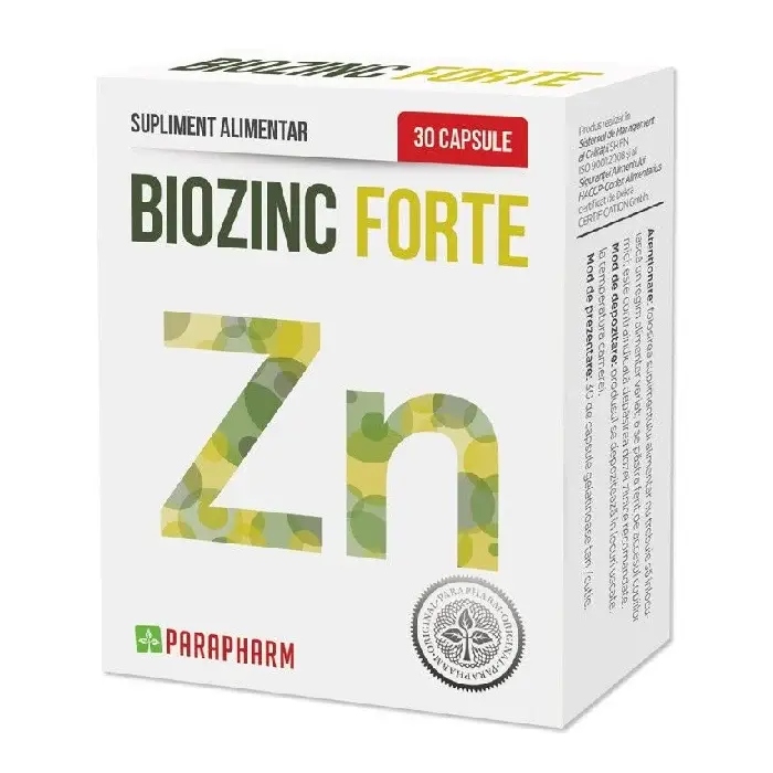 Biozinc Forte, 30 capsule, ParaPharm