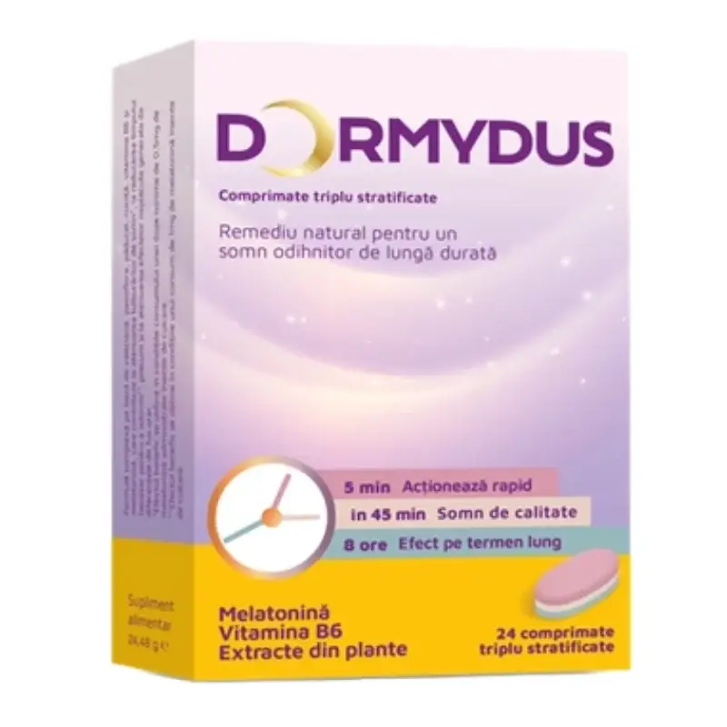 Dormydus, 24 comprimate triplu stratificate, Terapia