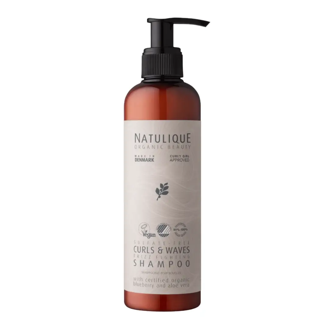 Sampon organic pentru parul cret si refacerea buclelor Curls&Waves, 250 ml, Natulique