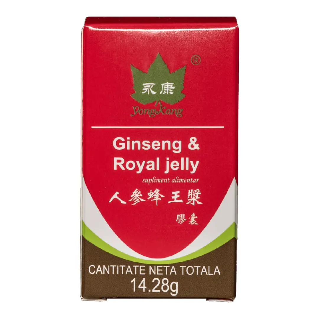 Ginseng + Royal Jelly, 30 capsule, Yong Kang