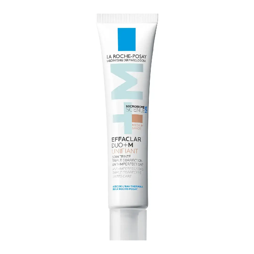 Gel crema anti-imperfectiuni cu pigment de culoare Effaclar Duo+M, nuanta Medium, 40 ml, La Roche-Posa