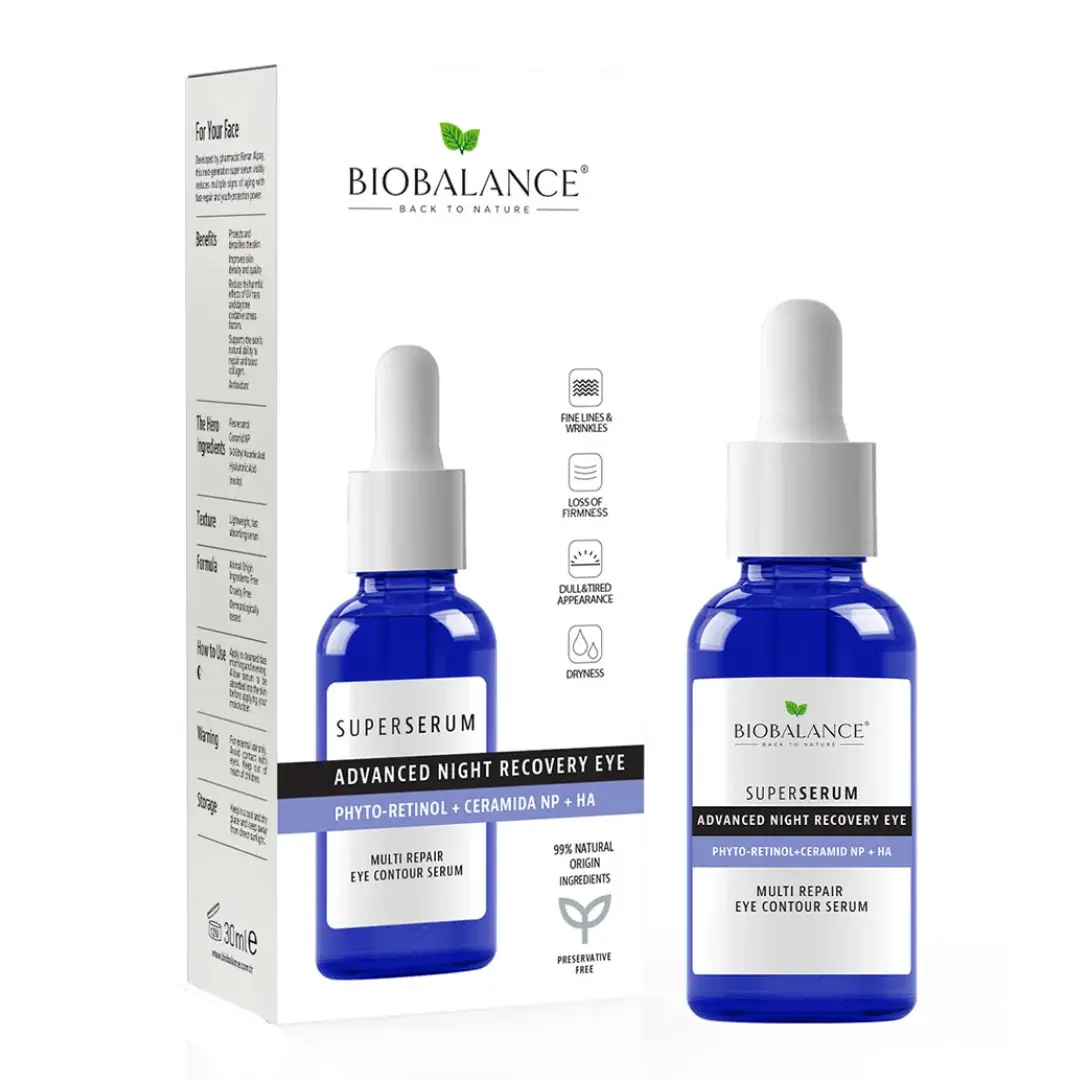 Super serum contur ochi pentru noapte, 20 ml, Bio Balance