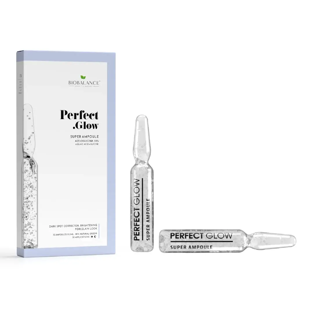 Fiole concentrate cu azeloglicina 10% Super Ampoule Perfect Glow, 10*2 ml, Bio Balance
