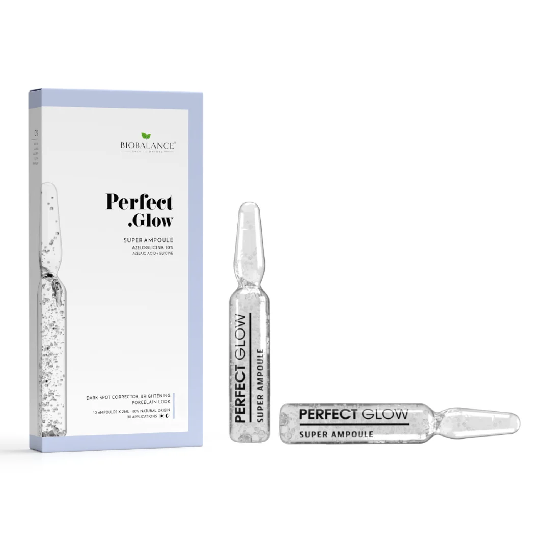 Fiole concentrate cu azeloglicina 10% Super Ampoule Perfect Glow, 10*2 ml, Bio Balance