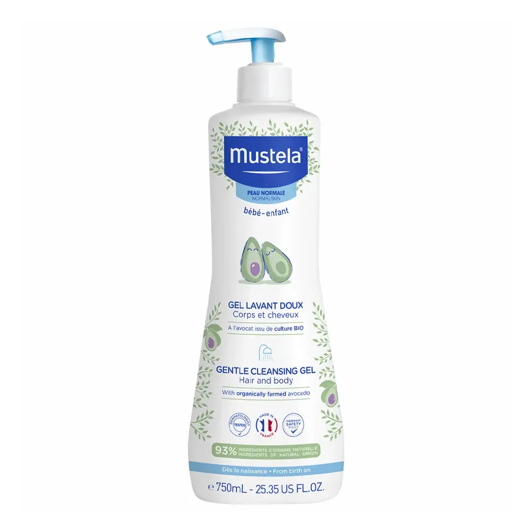 Gel de curatare par si corp, 750 ml, Mustela