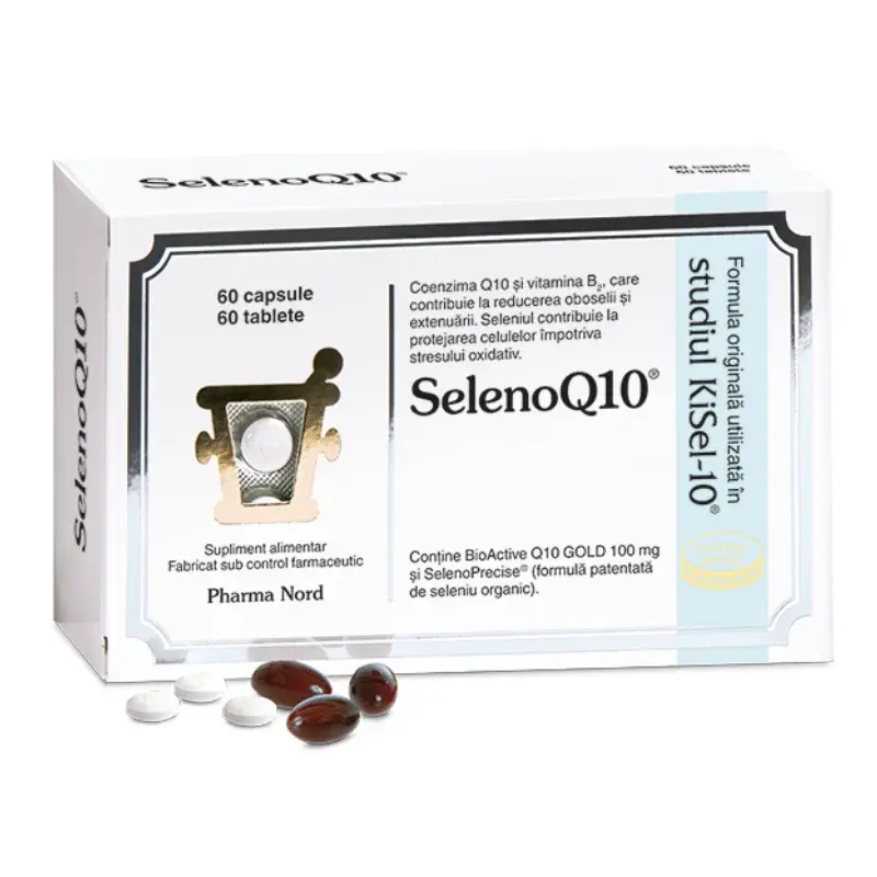 SelenoQ10, 60 capsule+60 tablete, Pharma Nord