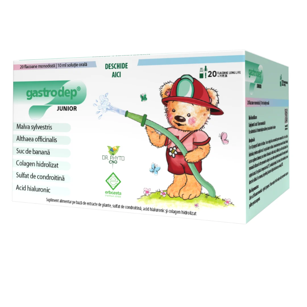 Gastrodep junior, 20 flacoane*10ml, Dr.Phyto