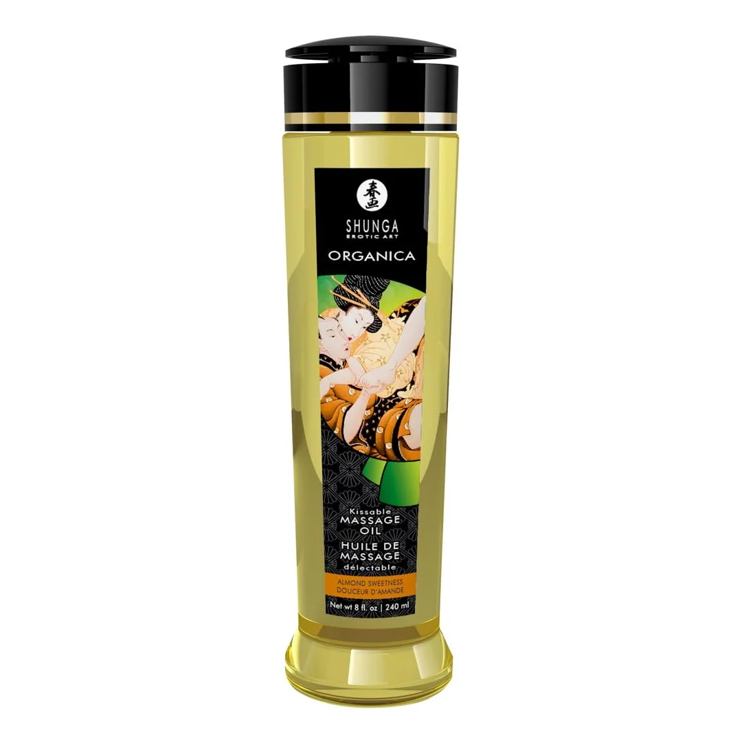 Ulei de masaj erotic Organica Almond, 240ml, Shunga Erotic Art