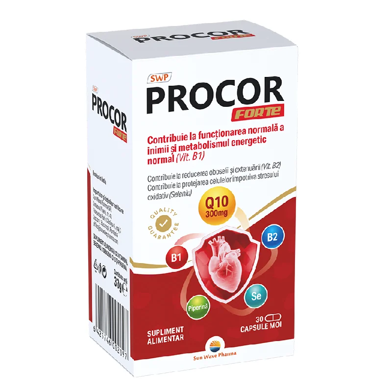 Procor Forte, 30 capsule, Sun Wave Pharma
