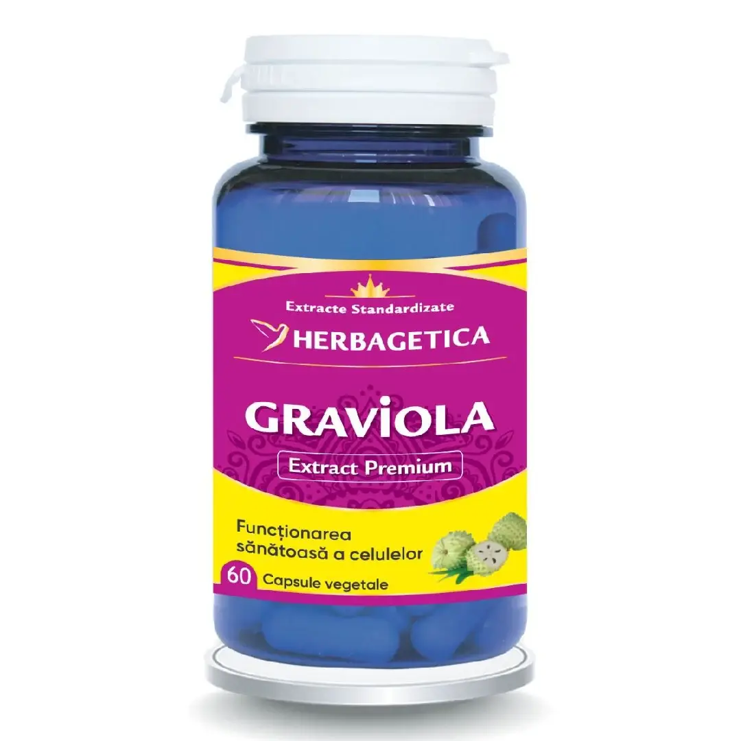 Extract Premium Graviola, 60 capsule, Herbagetica