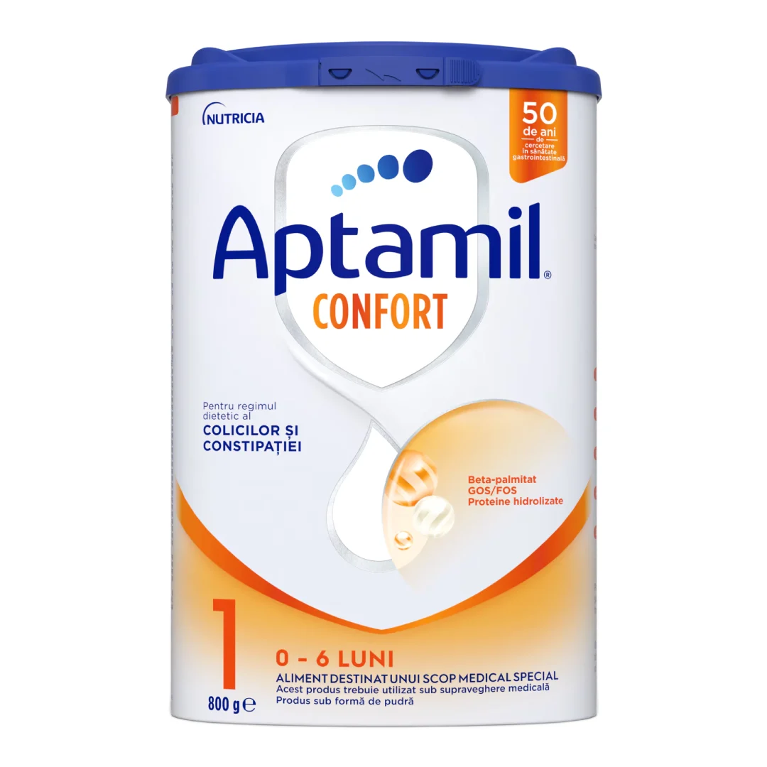 Formula de lapte praf Confort 1, 0-6 luni, 800 g, Aptamil