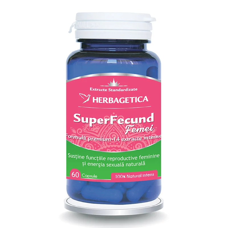 Superfecund femei, 60 capsule, Herbagetica