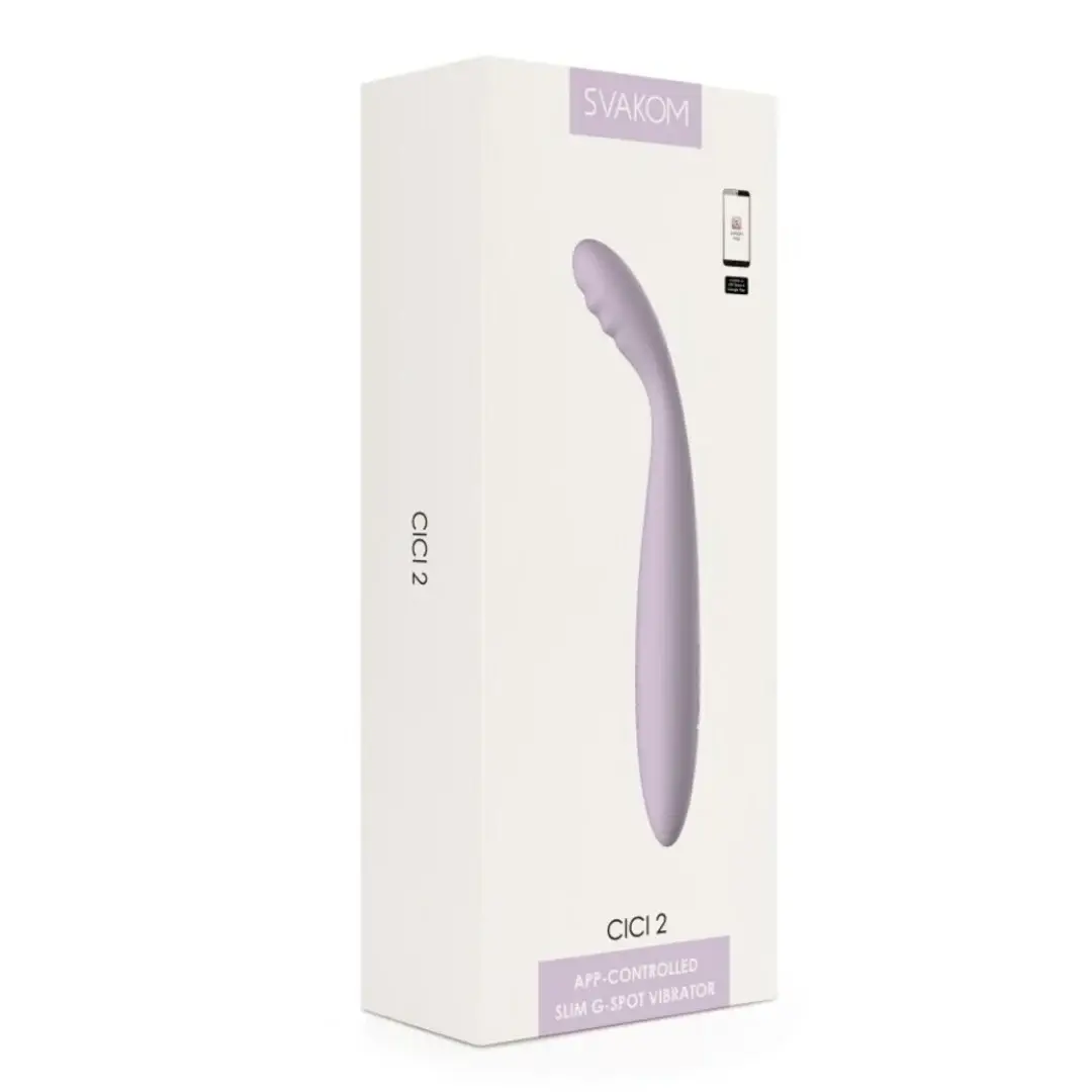 Vibrator Cici 2, Pastel Lilac, 1 bucata, Svakom