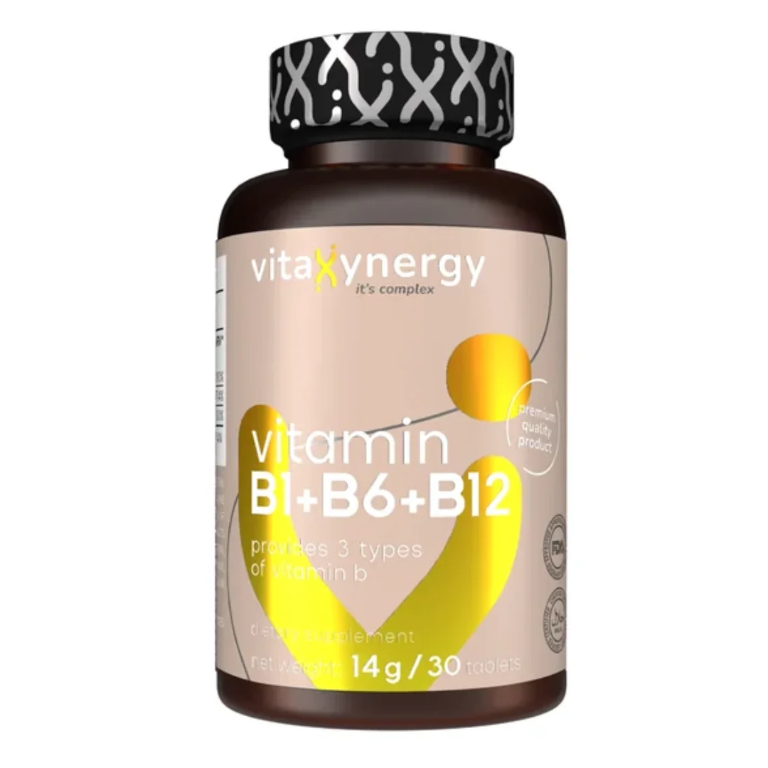 Vitamina B1, B6 si B12, 30 tablete, Vitaxynergy