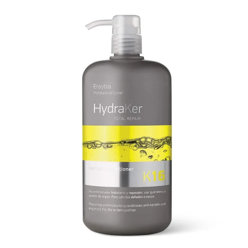 Balsam profesional hidratant cu Keratina K16 Hydraker, 1000ml, Erayba